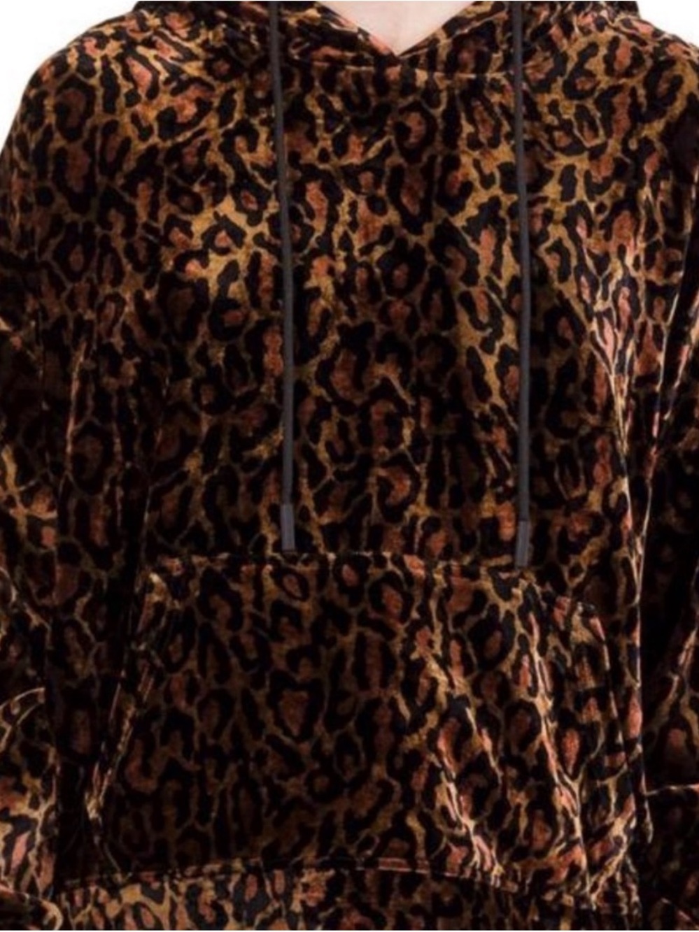 The Kooples Leopard Print Straight Leg 2 piece track suit